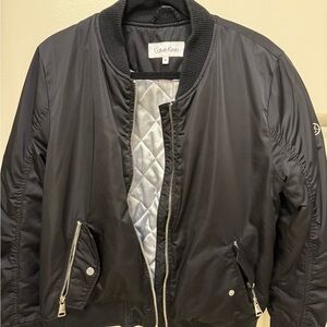 Calvin Klein Black Bomber Jacket